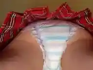 Overflowing my Pull-Up Diaper with Pee