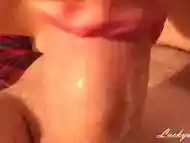 POV Blowjob from hot step sister. Or teen in 69 pose cum mouth!