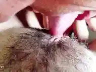 POV: Mi marido explora mi coÃ±o peludo, lamiendo y besando hasta llevarme a un delicioso Orgasmo Real