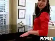 PropertySex - Birthday blowjob and hot pussy gift to homeowner