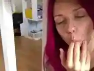 Quick Naughty Blowjob Under The Table