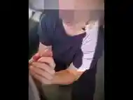 Quick blowjob on coworker before uber arrives.