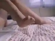 Red Head Wakes Up to Give You the Pantyhose Footjob of Your LIFE (Tease)