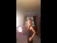 Sexy Girl Does a Stop Dance After a Wedding Without Dancing!