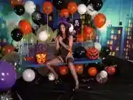 Sexy Witch Kitty Carrera Halloween Balloon B2P - AmateurBoxxx