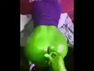 She Hulk Oiled Up Twerking and Assjob