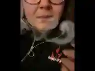 Smoking joint bbw kissing