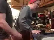 Surprise Sex While Making Dinner