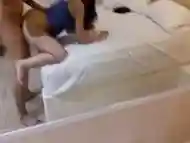 Thai student having sex in the hostel