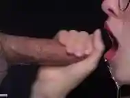 Very Detailed Close up,Messy Sloppy Deepthroat and Cum in Mouth