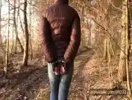 Walk trough the forest in the handcuffs