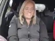 Wife fucks Herself in the car as I drive