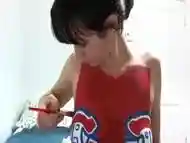 body painting camshow recording