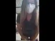cleaning worker talks to her boss and asks him to take her to fuck in the apartment