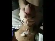 frenulum handjob to orgasm