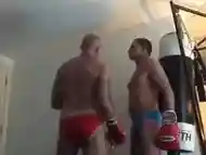 gut punch against heavy bag