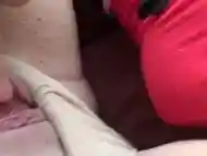 panty playing my pussy alone