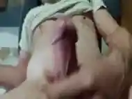watching him jerk off to my vids...i hands free orgasmed at the end.