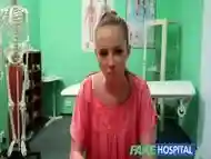 FakeHospital Hot Brunette Patient returns craving the doctor