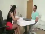 Female agent with nice ass gets banged in casting