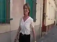 French mature has first-time sex in front of the camera