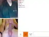 Horny Slut Plays with Tits and teasing guy on sexchat