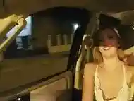 Kelly Greene hard fucked in the backseat