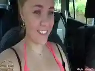 Lost German girl needs pickup and pays with her body