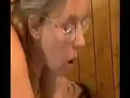 Nerd Fucks Ugly Granny in the Ass