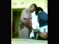 Nigerian Police Couple fucks in Station