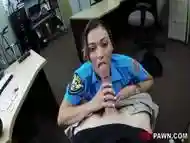 Police officer pounded at the pawnshop