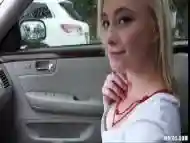 Tight blonde Maddy Rose boned in the car