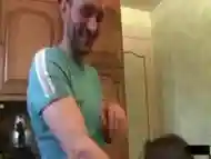 William fucks an housewife in her kitchen