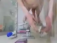 Watch Me In The Shower While I Make My Chunky Cock Clean