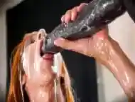 Let this slut show you how to treat big cocks. Reward from the monster cock: Cum bath! - 27