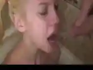 Girls who gag on piss and cum