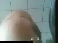 Attractive Blond Peeing on Highway Toilet - 2 views