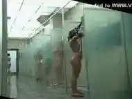 Women caught in shower room