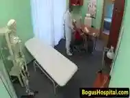 blowjob patient drenched with doctors spunk