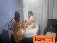 BASTIDORES DA GRAVA&Ccedil_&Atilde_O MASSAGEM COM A MINHA  NAMORADA  E AMIGA DELA BOTANDO AS DUAS PRA CHUPA