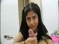 Beautiful Latina se pone cachonda por la polla de su hermanastro Parte 2