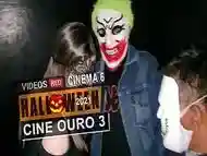 Cristina Almeida engolindo porra de estranhos. Especial de halloween 2021 no cine ouro | Cinema 6