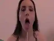 Face Fuck Ahegao Faces Really Sloppy Blowjob Cum On Face