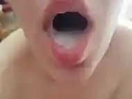 Hot Cock Sucking With Cum In Mouth! POV!