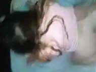 Mi novia me la chupa y me la cogo de perrito con su vestido rosa