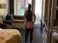 Mom Assless Chaps Huge Fucking Booty Hotel Window