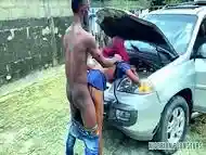 Police Lady Fucked Him On His Car For Missing His Appointment At The Station