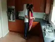 Red saree Bhabhi caught watching porn seduced and fucked by Devar dirty hindi audio desi chudai scandal sextape bollywood POV Indian
