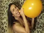 SOFIA BLOWS BALLOON LOONER