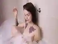 Smoking in the bathtub